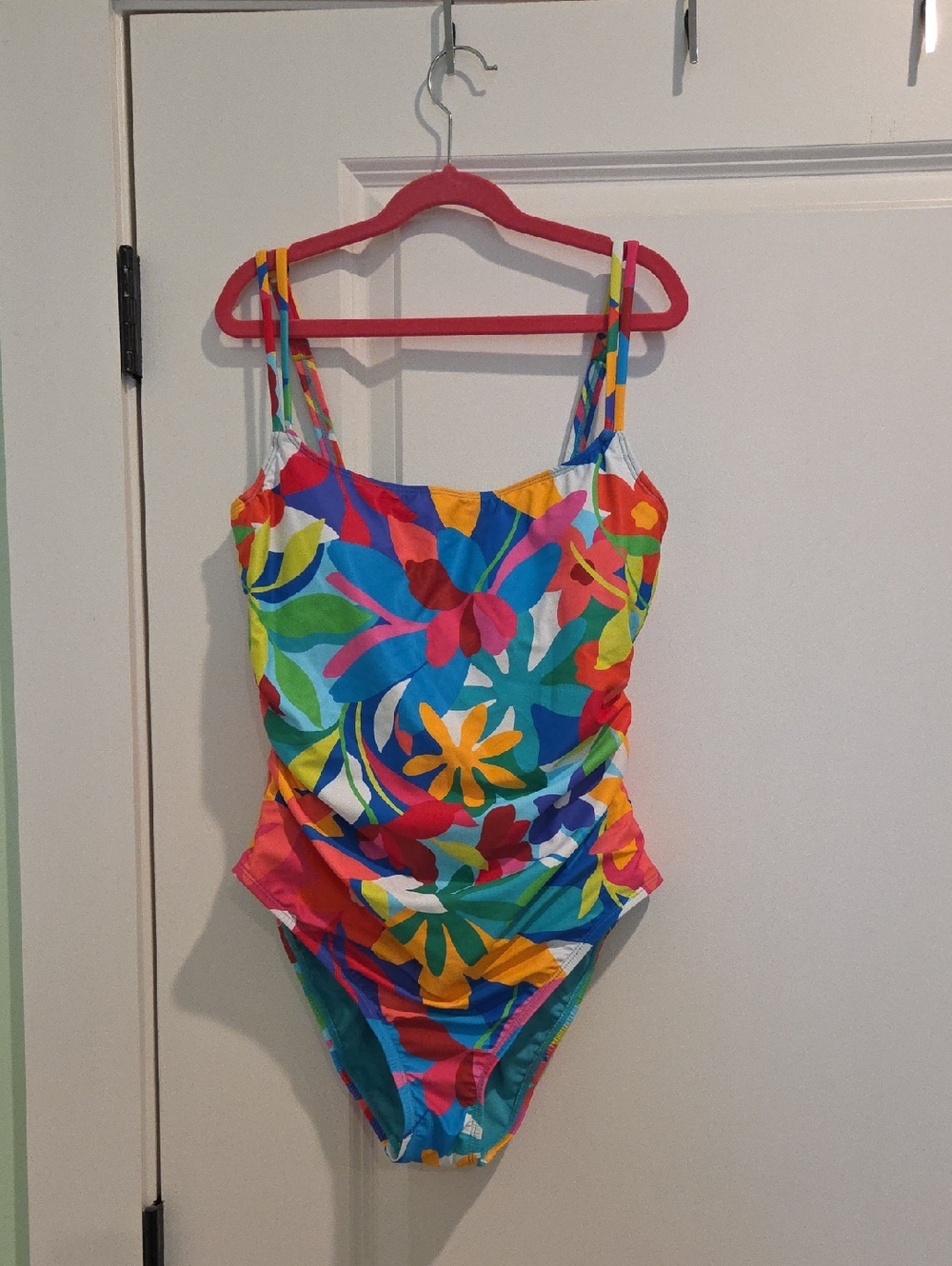 Bleu Rod Beattie Multicolor Floral One-Piece Swimsuit